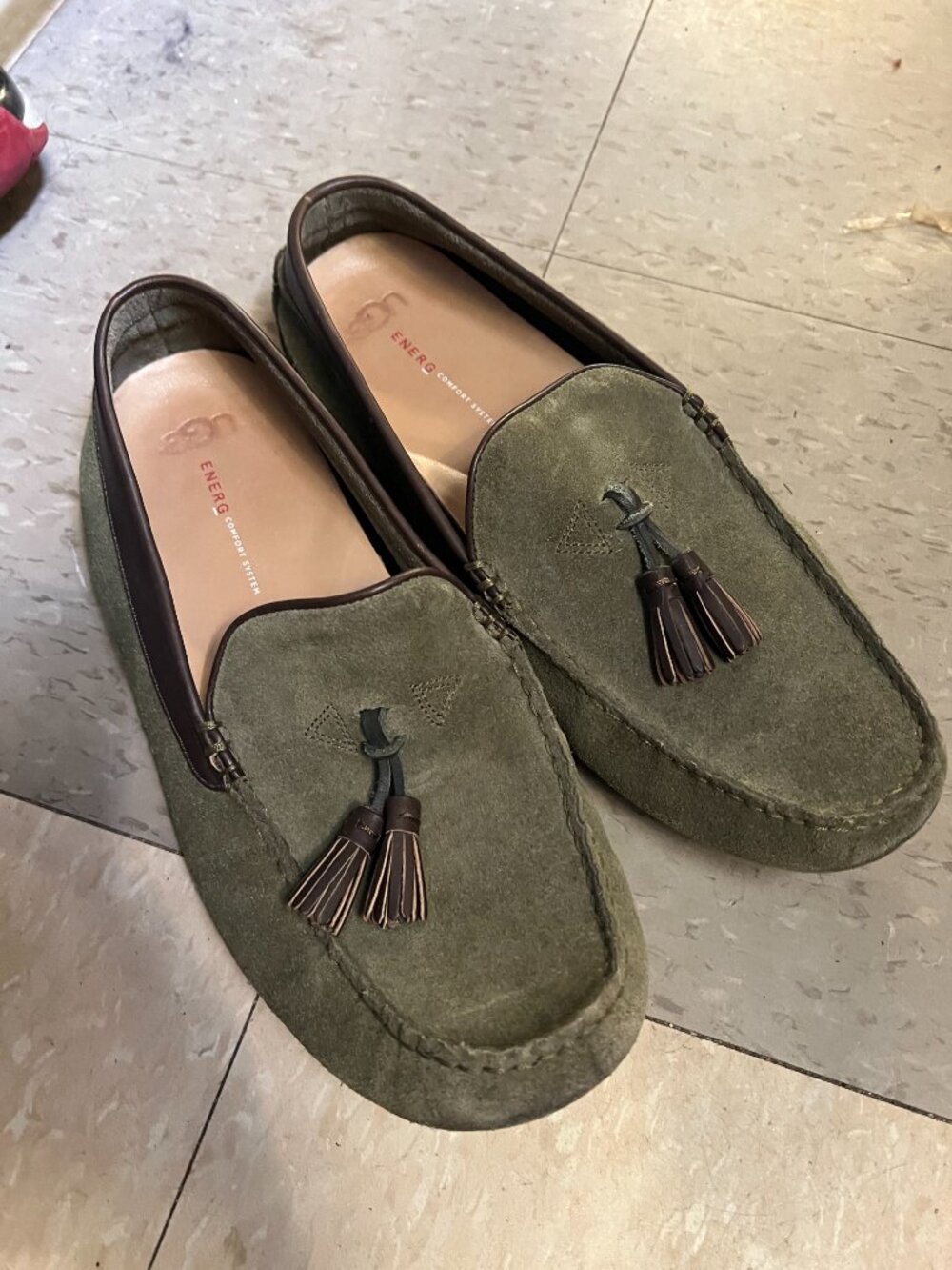 UGG Men's Marris Tassel Loafers Suede Leather Shoes 1017319 Size 13 - Picture 15 of 16